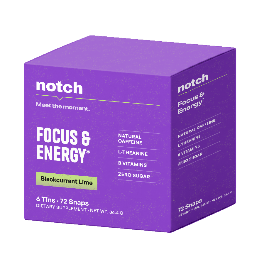 Notch Blackcurrant Lime — carton of six tins
